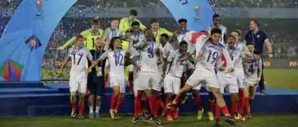CHAMPIONS!! England Hammers Spain 5 – 2 To Win Under 17 World Cup (Details)